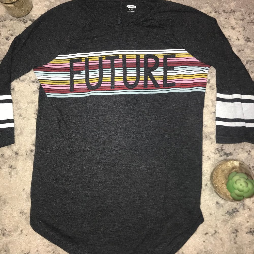 Old Navy Long Sleeve Future T Shirt Size XL (14)